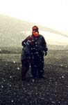 That's Karen and Chelsea.  Check out the snow!